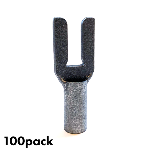 100 PK Concrete Flat Bar Screed Rail Chairs for 3/8" x 2" Bar