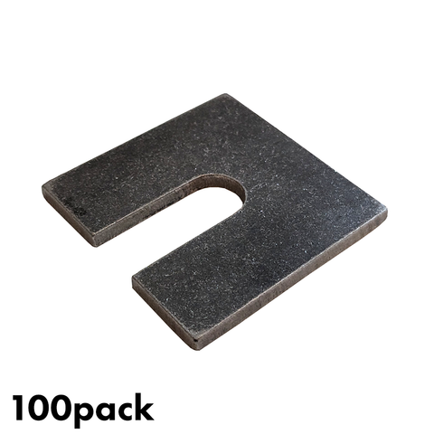 100 PK Rebar Grade Plate for 1/2" Rebar