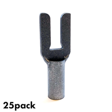25 PK Concrete Flat Bar Screed Rail Chairs for 3/8